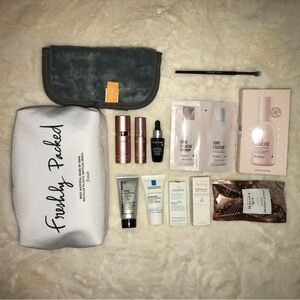 Fresh Cosmetic Bag and Sampler Kit 14pc